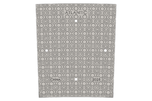 25” Radius Detectable Plate