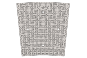 10” Radius Detectable Plate